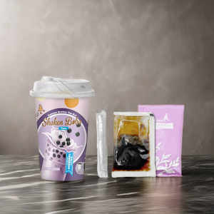 Mezcla de Taro Boba Orgánica Instantánea Alody, Juego de 3 Tazas - Product Image 2