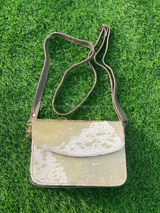 กระเป๋าสะพายไหล่หนังเนื้อโลหะขนสัตว์สไตล์ตะวันตกใหม่คุณภาพสูงหนังขนสัตว์โลหะแท้กระเป๋าถือด้านข้าง - Product Image 3