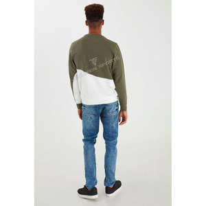 Sweat-shirt à col rond pour homme et femme de haute qualité OEM, 100% coton, design imprimé, logo personnalisé, coupe ample - Product Image 6