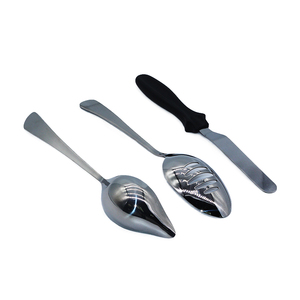 Ensemble d'outils de mise en assiette pour chef professionnel, 6 pièces, kit culinaire en acier inoxydable, pinces, cuillères, lavable au lave-vaisselle, antidérapant, pour aliments - Product Image 3