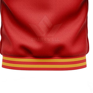 SPARKWELL INDUSTRY <b>Men's</b> Winter Letterman <b>Jacket</b>-Eco-Friendly Breathable Customized Front Logo Soft Polyester/Cotton Material - Product Image 4