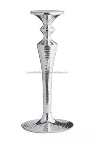 Bougeoir noir mat avec design effilé en or cire de paraffine argentée décoration de la maison bougeoirs - Product Image 2