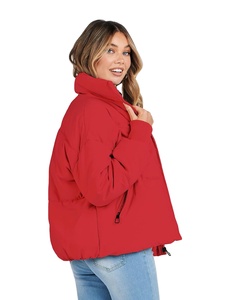Veste matelassée personnalisée pour femmes Pas cher Prix Hommes Vestes en duvet matelassé de haute qualité Manteau en duvet léger 100% polyester pour femmes - Product Image 4