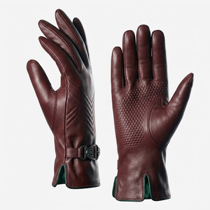 Men Leather Dressing <b>Gloves</b> Smooth Finish Comfortable Fit Suitable For Formal Wear And Everyday Use - Product Image 1