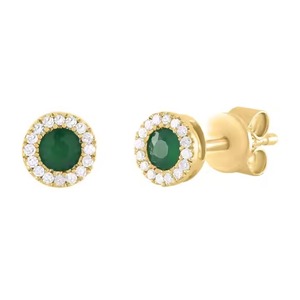 High Quality Diamond Stud <b>Earrings</b> 14K Gold Setting Elegant Sparkling Jewelry Women Bridal Available In Bulk Quality - Product Image 2