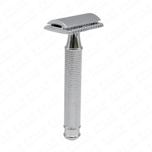 Maquinilla de Afeitar de Doble Filo Ajustable Profesional, de Acero Inoxidable, Reutilizable, con Doble Cuchilla, para Hombres, Barbería, OEM - Product Image 2
