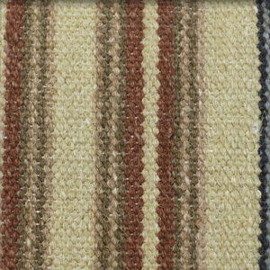 Tapis en laine tufté à la main, rayé beige sable bleu marron, antidérapant, écologique, pour salon, chambre, hôtel - Product Image 4