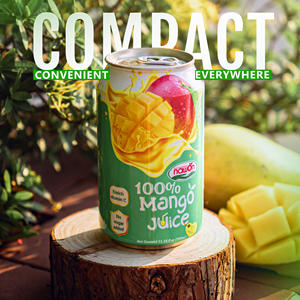 Jugo de Mango 100% Natural Enlatado 300ML NAWON, Bebida de Jugo de Mango NFC Sin Azúcar Añadido, Certificado ISO GMP, Precio de Exportación - Product Image 4