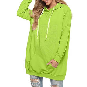 Sweat-shirt à capuche long pour femme, style tendance, taille personnalisée, vêtements décontractés, sweats à capuche à bas prix - Product Image 3