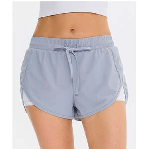 Short de course 2 en 1 pour femme en coton à séchage rapide double pour un confort et des performances ultimes - Product Image 3
