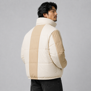Veste matelassée surdimensionnée personnalisée pour homme, logo personnalisé, chaude, légère, streetwear d'hiver, vente en gros - Product Image 2
