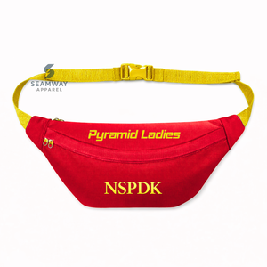 Sac banane NSPDK Sorority pour femme en Cordura, sac de taille polyvalent pour l'extérieur, sac de ceinture utilitaire, sac de hanche décontracté - Product Image 1