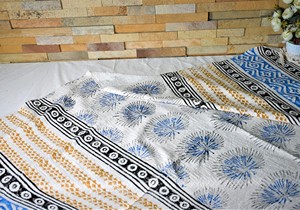 <b>Luxury</b> 100% Cotton Hand Block Print Throw <b>Blanket</b> for Home Decor for Living Room Use-Wholesale Product - Product Image 4