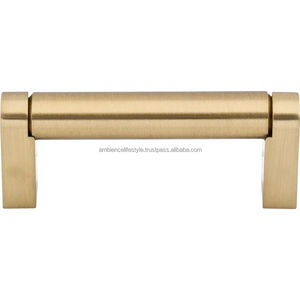 Exclusivo tirador metálico diseñado para proyectos de interiores de muebles, cajones y puertas de gabinetes personalizados. - Product Image 4