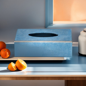 DAPHOCO - Cubierta para Caja de Pañuelos con Diseño Adorable y Clásico, Forma Rectangular, Imitación Piel de Boa, Venta Directa de Fábrica, Artículos para el Hogar - Product Image 5