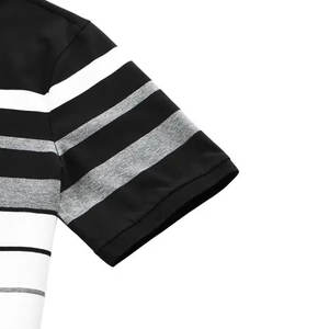 Personalizado de alta calidad para polos, algodón suave transpirable liso con logotipo propio, patrón sólido, transpirable, suave, Polo en blanco - Product Image 3