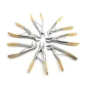Juego de 7 Pinzas de Extracción Dental Manuales de Acero Inoxidable Alemán, Instrumentos Dentales Reutilizables - Product Image 6