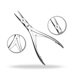 Ruskin Rongeur 230mm, Instrumento Quirúrgico Ortopédico para Corte Óseo en Neurocirugía de Columna Vertebral - Product Image 1