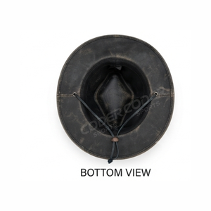 Chapeaux de cowboy western en cuir PU de qualité supérieure avec cordes tressées uniques, larges bords courbés, pour l'équitation et les vacances - Product Image 4