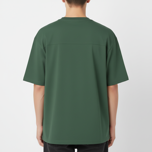 T-shirt unisexe surdimensionné de haute qualité 100% coton 260 grammes, logo personnalisé, tricoté lourd, taille surdimensionnée - Product Image 4