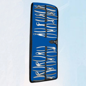 Kit Profesional de 12 Piezas de Fórceps Manuales para Extracción Dental de Alta Calidad, Certificado CE, Agarre Ergonómico, para Extracción de Dientes Quirúrgica - Product Image 2