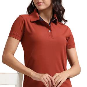 High Quality Cotton Polyester Women <b>Polo</b> T Shirt Custom Logo OEM ODM <b>Ladies</b> <b>Polo</b> Shirt for Uniform & Casual Wear - Product Image 1