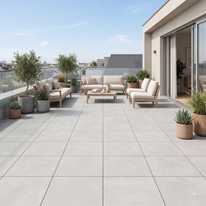 Baldosas de Porcelana Gris Mate Element de 600x600 mm y 6 mm de Espesor, Gris Moderno, Interiores Contemporáneos, Uso Residencial y Comercial - Product Image 4