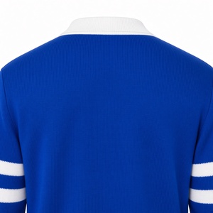 Phi Beta Sigma Men's Royal Blue Knitted <b>Cardigan</b> Sweater White Trim Greek Letter Embroidery <b>Button</b> Front Crest Long Sleeve - Product Image 6