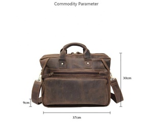 Maletín de cuero para portátil, nuevo diseño, bolsos para portátil de alta calidad, precio económico, bolso con estilo, diseño personalizado, bolsos de cuero para portátil - Product Image 2