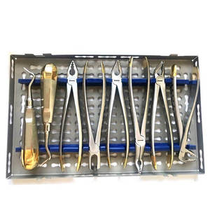 Juego de Fórceps de Extracción Dental Universal Atraumáticos, Elevadores Manuales de Acero Inoxidable para Adultos y Pediátricos, Estilo Alemán, Cirugía Oral - Product Image 1
