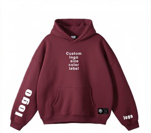 Sweat à capuche en molleton French Terry 500 GSM, streetwear, coton lourd, fabricant du Bangladesh - Product Image 2