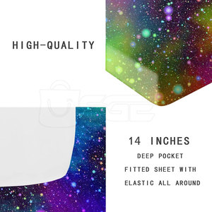 Parure de draps modernes pliables en polyester et coton 600TC, réutilisables et durables, pour chambre à coucher, chambre d'amis et aménagement intérieur - Product Image 2