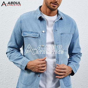Stylish Jeans Winter Jacket For Men Warm Inner Lining Street Style Outfit Perfect For Daily Use Modern Fashion Look - Product Image 4