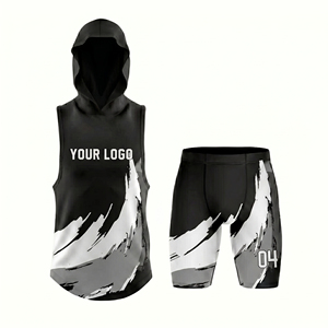 High Quality 7V7 Football Uniform Breathable Spandex/Polyester Custom Design Sublimation Printing OEM Sportswear Quick Dry - Product Image 5