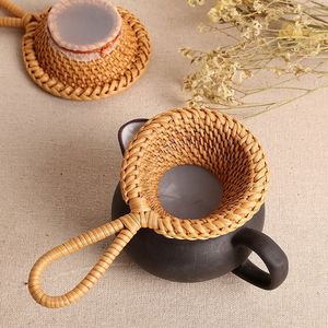 Drinking Gadget Accessories Rattan <b>Tea</b> Brewing Sieve Leak Fine Mesh Eco-friendly Strainer Sifter - Product Image 2