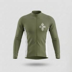 Maillots de Ciclismo Blancos para Hombre de Calidad Premium, Impresión por Transferencia de Calor, Material 100% Poliéster de Secado Rápido, Personalizados por RIVIAN ATLANTIC - Product Image 1