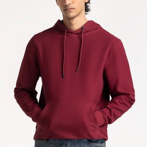 Pull sans manches pour homme, tenue d'hiver tendance, sweat à capuche en polaire, logo personnalisé imprimé, couleur unie, 100% coton, séchage rapide, respirant - Product Image 1
