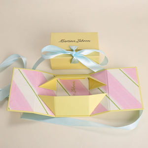 Caja Plegable Magnética Personalizada con Cinta, Empaque de Lujo Biodegradable Hecho a Mano, Tamaño Libre, Impresión de Logotipo Personalizado, Caja con UV Localizado - Product Image 3