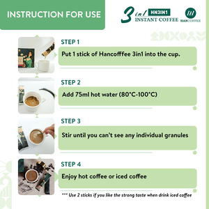 ผงกาแฟแห้งแบบ3-in-1, ครีมผลไม้5ซองใส่ช็อกโกแลตน้ำตาลนม - Product Image 3