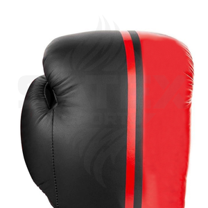 Gants de MMA en cuir véritable de qualité supérieure, personnalisés blancs et bleus, pour entraînement et sparring, durables, professionnels, ensemble de boxe Muay Thai - Product Image 6
