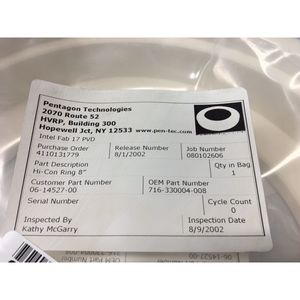 แหวน LAM 716-330004-008, Focus, Hi-Cond, ESC, 8" - อุปกรณ์และอะไหล่เซมิคอนดักเตอร์ระดับโลกที่เชื่อถือได้ - Product Image 1
