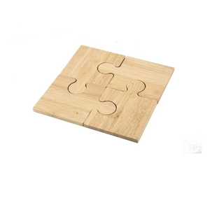 Puzzle en bois d'acacia pour décorer votre comptoir, votre table, sous vos tasses à thé ou à café, à bas prix. - Product Image 6