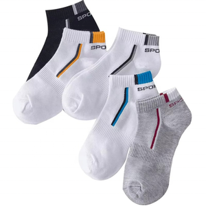 Fashion Cotton Men Solid Colour <b>Breathable</b> Low Cut Short Ankle Sports <b>Socks</b> - Product Image 2