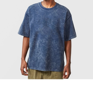 Wholesale High Quality 100% Cotton Woven <b>Blank</b> T-Shirt for Men Heavy <b>Weight</b> 180gsm Front Print Unisex Men Quick Dry & Breathable - Product Image 4