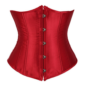 Underbust <b>Corset</b> and Waist Cincher Bustiers <b>Top</b> Workout Shapers Medium Control <b>Leather</b> Plus Size Lingerie S-6XL - Product Image 5