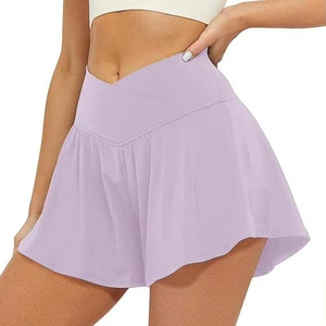 Jupe de tennis mini plissée décontractée pour femme enceinte, taille naturelle, 100 % coton, séchage rapide, coupe trapèze, pour le sport et le quotidien - Product Image 6