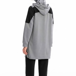 Muslim Women Winter Casual Activewear Tracksuit Modest Fitness Clothing Long Sleeve Jogger Set Comfortable Sports OEM ODM - Product Image 2