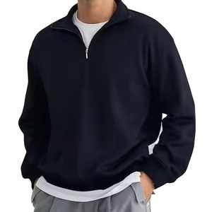 2026Custom <b>100</b>% Cotton Men's Solid Color Pullover Sweatshirt Custom Logo Front Regular Fit Spring All Season - Product Image 1