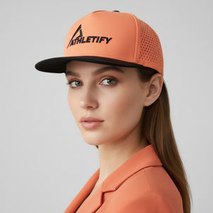 Gorra de Béisbol Deportiva con Corte Láser y Tejido Softshell - Logotipo Personalizado por Sublimación/Impresión Digital, Ajustable, Transpirable - Product Image 1