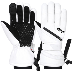 Gants de ski thermiques avancés, résistants à l'eau, mitaines de neige respirantes avec ajustement réglable pour les sports d'hiver en montagne - Product Image 1